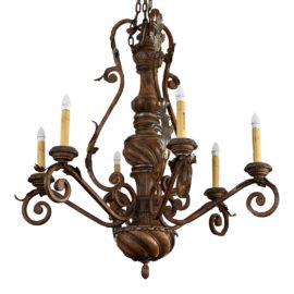 Ambience by Minka 6-Light Chandelier. Original Price: $1,500