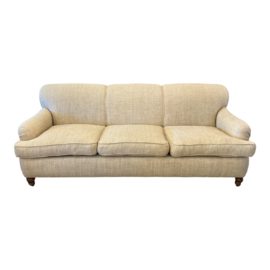 Edward Ferrel Oxford Custom Feather Down Sofa. Original Price: $4,200