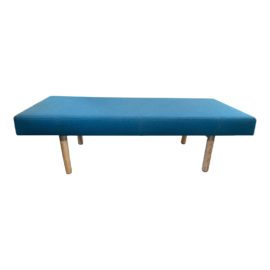 Keilhauer Short Single Blue Felted Wool Bench