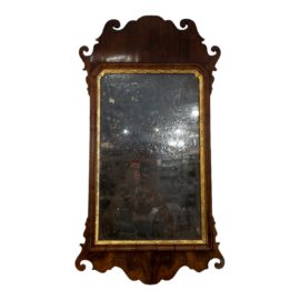 Circa 1780 Late 18th Century Chippendale Wall Mirror
