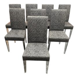 Haziza Custom Marti Dining Chairs, Set of Eight