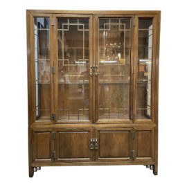 1970's Century Furniture Raymond K. Sabota Cathay Collection China Cabinet