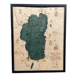 Early 21st Century Tahoe National Forest Topographic Map. Original Price: $569