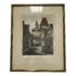 Early 20th Century German Hand Colored Lithograph - "Clocktower #1"