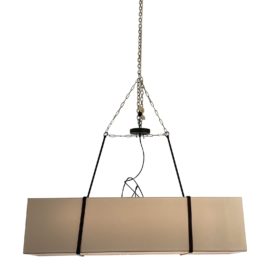 Jim Misner Lighting Custom Linen Pendant. Original Price: $3,000