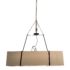 Jim Misner Lighting Custom Linen Pendant. Original Price: $3,000