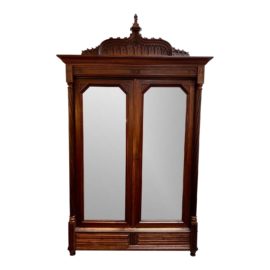 Vintage Eighteen-Piece Armoire + Mirrored Doors