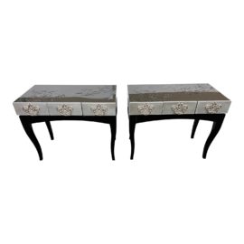 Boco Do Lobo Trinity Tables, a Pair. Original Price: $8,000