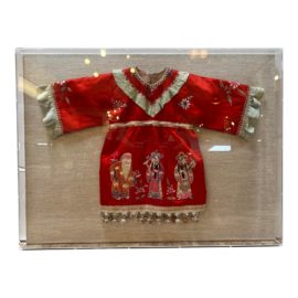 Antique Chinese Gown Mounted Display