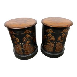 Century Furniture Beijing Dream Side Tables - a Pair