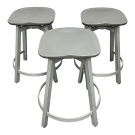 Emeco Nendo Su Counter Stools, Set of Three. Original Price: $2,970