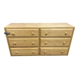 Maxtrix Six Natural Finish Drawer Dresser. Original Price: $1,125