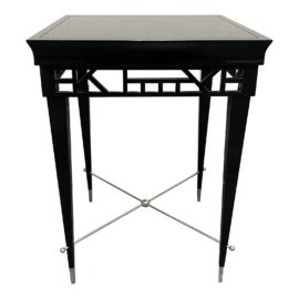 SF Design Center Custom Square Black Side Table