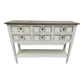 Steven Shell Orleans Console Table. Original Price: $1,803