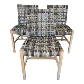 Frontgate Isola Side Chairs, Set of Three. Original Price: $1,350