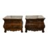 1980's Henredon Villandry Collection French Bombe Style Nightstands, a Pair