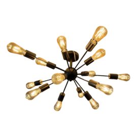 Lamps Plus Possini Euro Design Gunmetal Sputnik Chandelier