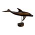 Belizean Hand Carved Bottlenose Dolphin Sculpture