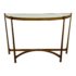 NEW Bernhardt Jonathan Charles Mirror Top Demilune Console