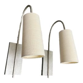 Porta Romana Willow Bathroom Wall Lights, a Pair. Original Price $2,500