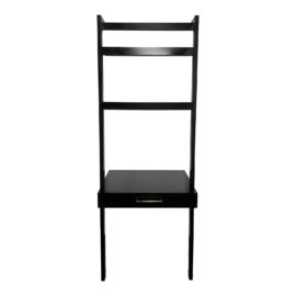 Cb2 Sawyer Black Leaning Desk