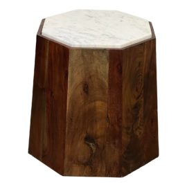 West Elm Marble + Wood Geo Side Table. Original Price: $600