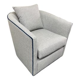 Crate & Barrel Drew Small Swivel Arm Chair. Original Price: $1,099