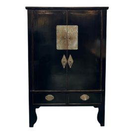 Vintage Asian Wedding Chest Armoire