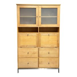 Room & Board Custom Linear Office Armoire. Original Price: $3,300