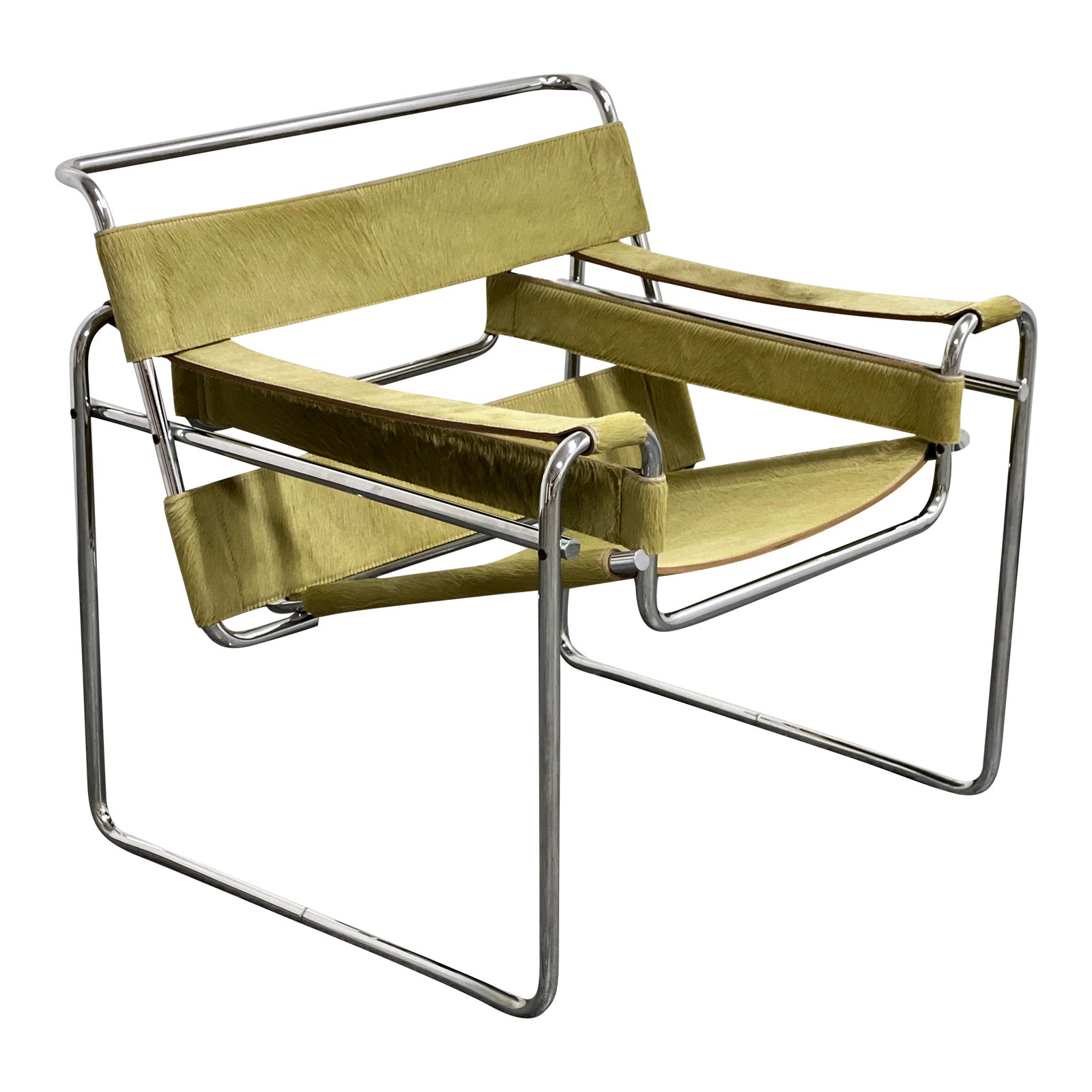 Set of 4 Bauhaus Chairs in Chrome-Plated Steel, Rattan \u0026 Beech, Italy 1960s  | #232738, image size:1600x1600
