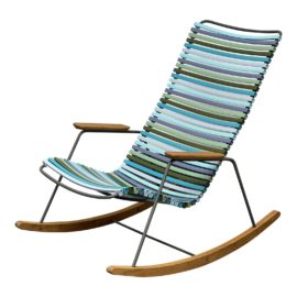 NEW Houe Henrik Pedersen Outdoor Click Multicolor #2 Rocking Chair. Original Price: $626