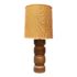 Vintage Faux Bois Ceramic Table Lamp