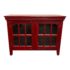 Crate and Barrel Rojo Red Media Storage Cabinet. Original Price: $600