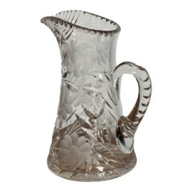 Early 20thCentury Brilliant Cut Glass Pitcher