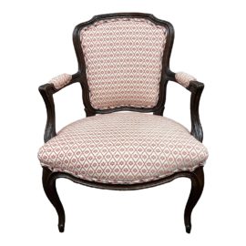 Vintage Louis XV Double Fabric Chair
