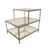 West Elm Terrace Glass & Antique Brass Side Table. Original Price: $299