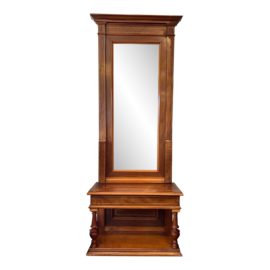 Antique Scandinavian Pier Mirror + Console