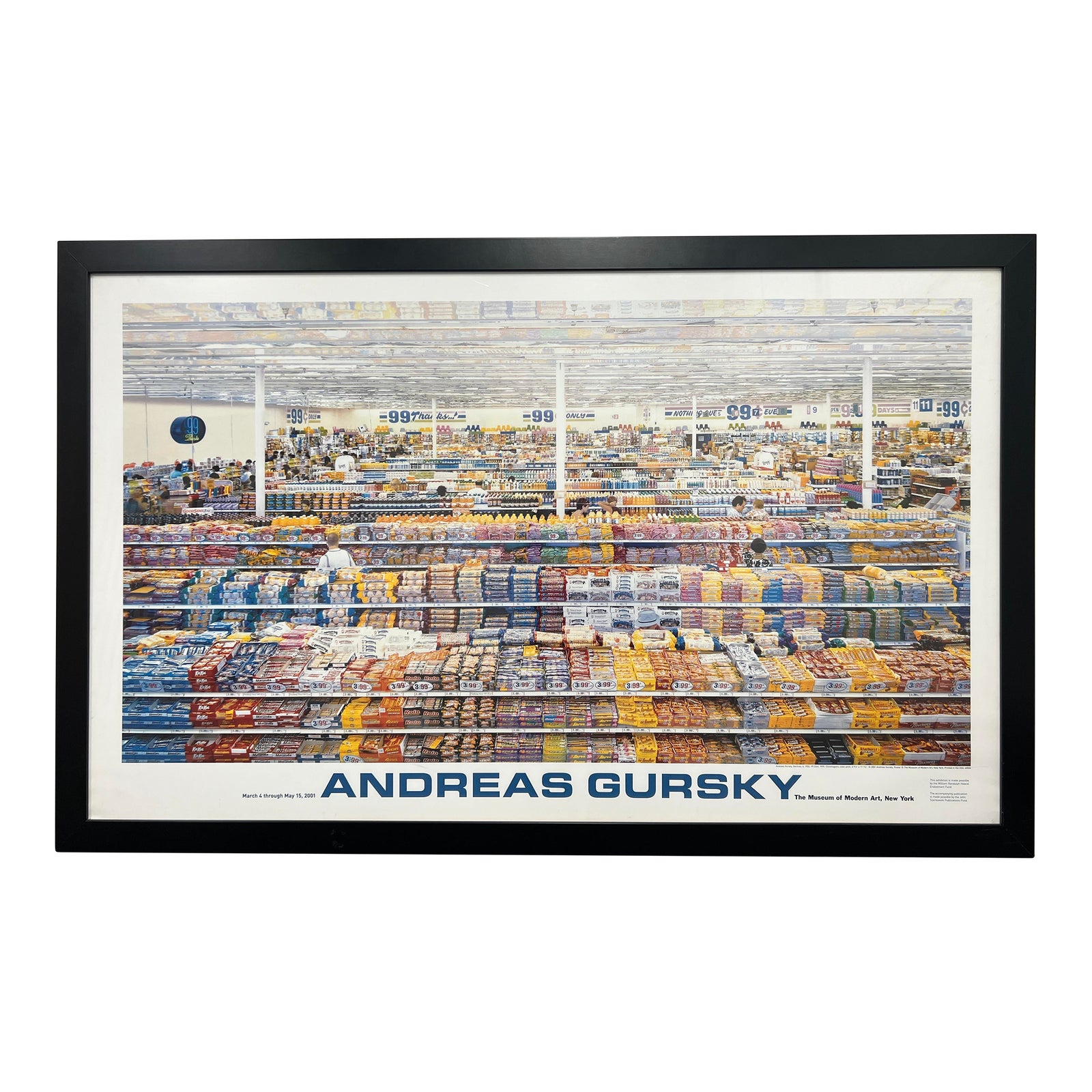 2001 Andreas Gursky M. O. M. A. New York Poster Print of 