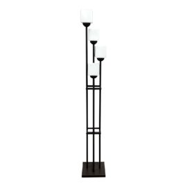 Lamps Plus Light Tree Bronze 4-Light Torchiere Floor Lamp. Original Price: $400