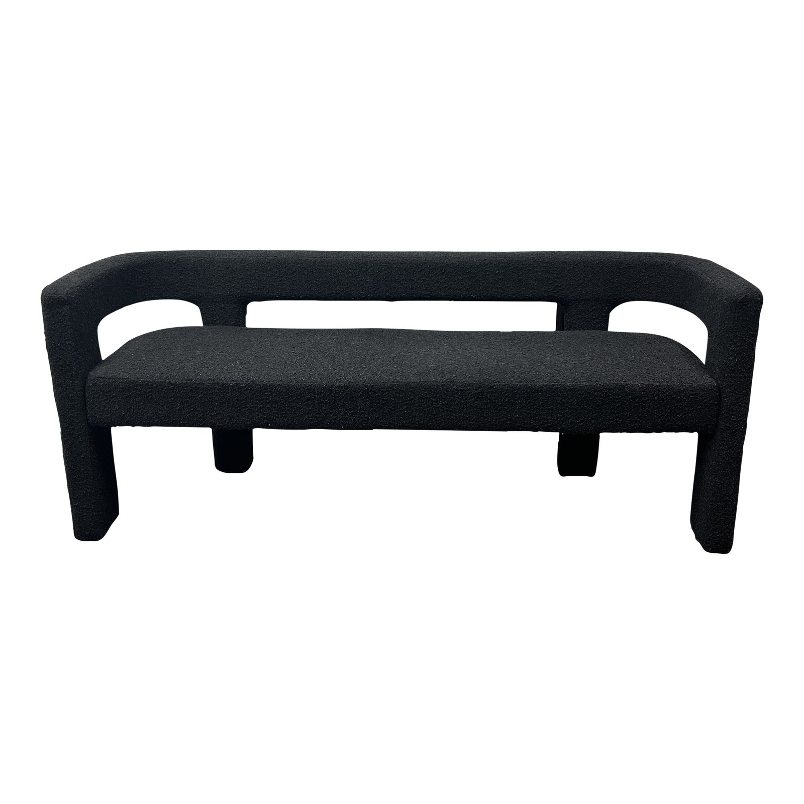 CB2 Stature Black Bench - Thumbnail 2