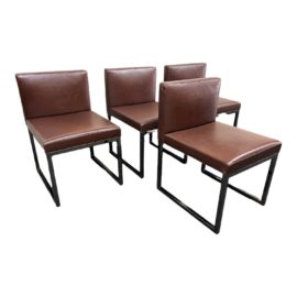 Minotti Rodolfo Dordini Bag Chairs, Set of Four