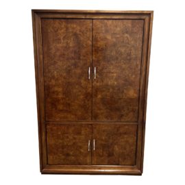 Thomasville Two-Piece Humphrey Bogart Entertainment Center Cabinet