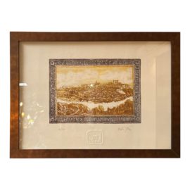 Custom Framed Lithograph of Toledo, Spain Edition 38/250
