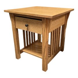 Mission Style Oak Side Table