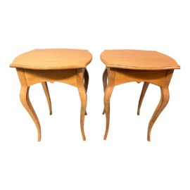 Drexel Vintage Et Cetera Side Tables, a Pair
