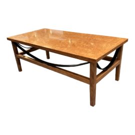Holger Sentftelberg Vintage Spalted Birch Coffee Table