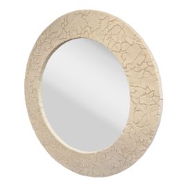 NEW Palecek Terra Round Mirror. Original Price: $1,544