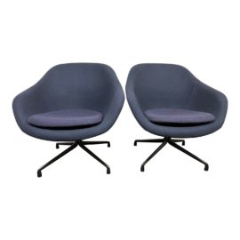 Hay Hee Welling. About a Lounge 81 Swivel Chairs, a Pair. Original Price: $2,950