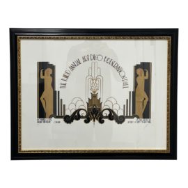 1986 Oakland "3rd Annual Art Deco Preservation Ball" Print Edition 16/100