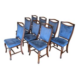 Canadel Transitional Dining Chairs, Set of Eight